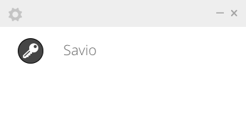 Screenshot: Click Savio Name